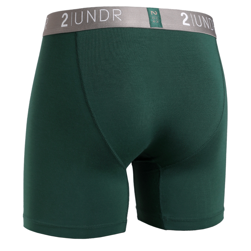 Swing Shift 6" Boxer Brief - Dark Green