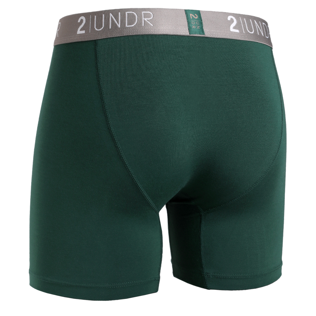 Swing Shift 6" Boxer Brief - Dark Green