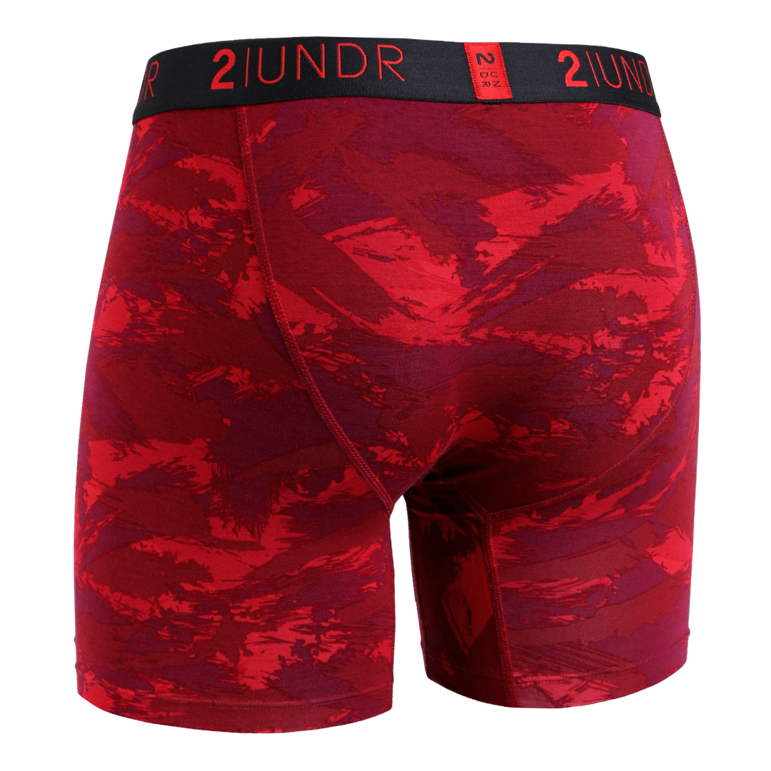Swing Shift 6" Boxer Brief - Red Storm