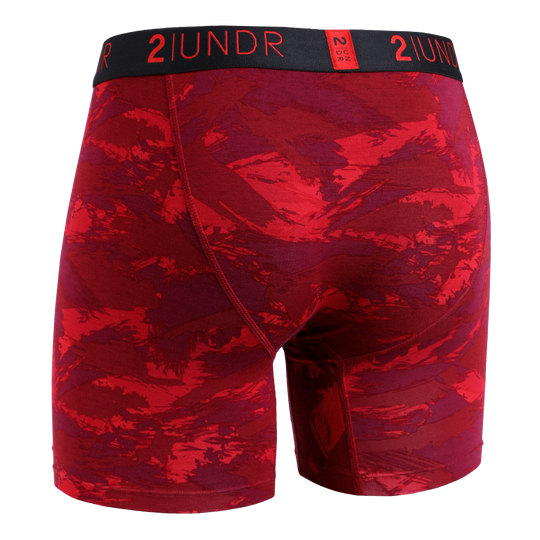 Swing Shift 6" Boxer Brief - Red Storm