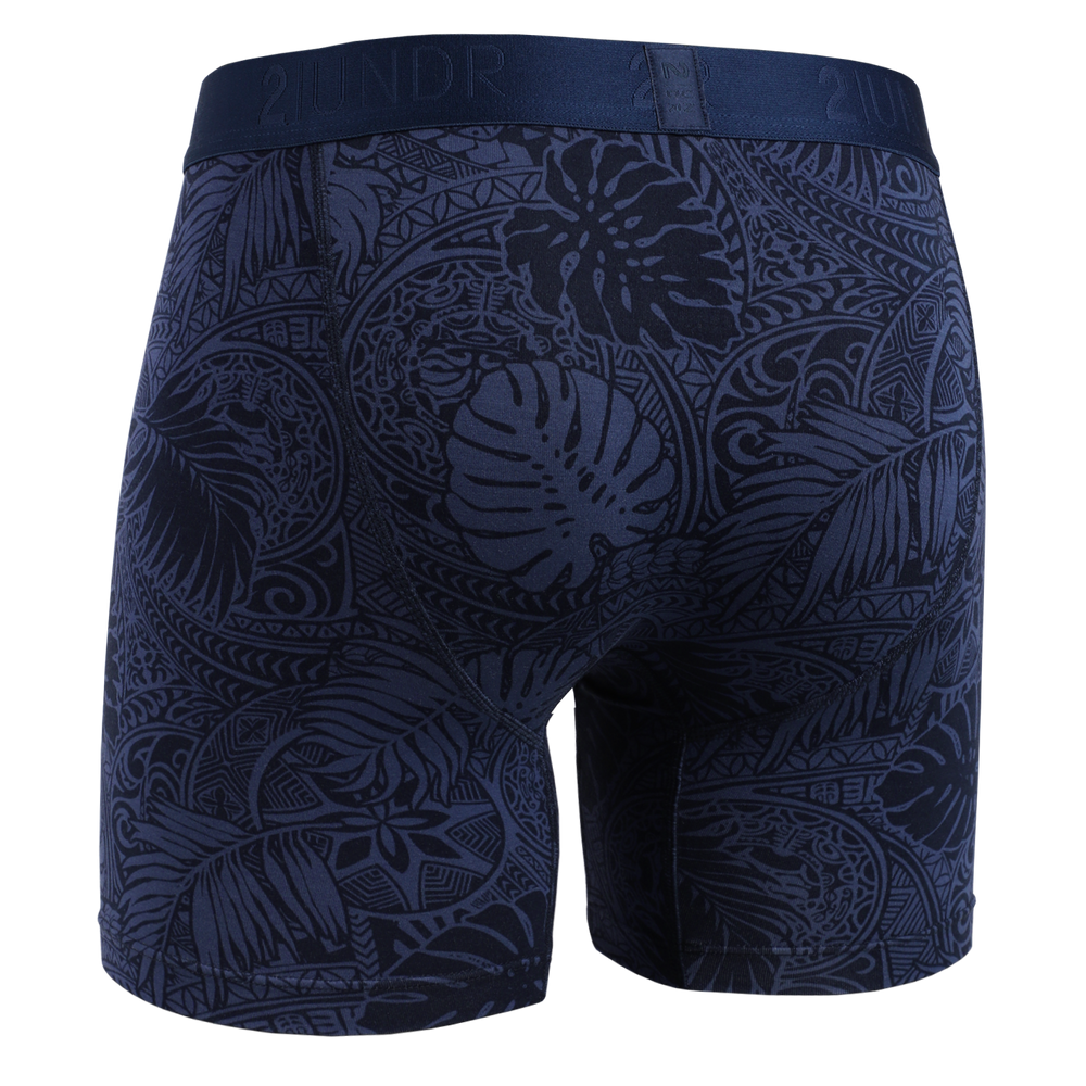Swing Shift 6" Boxer Brief - Coastal Blue