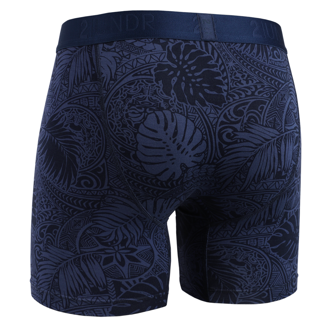 Swing Shift 6" Boxer Brief - Coastal Blue