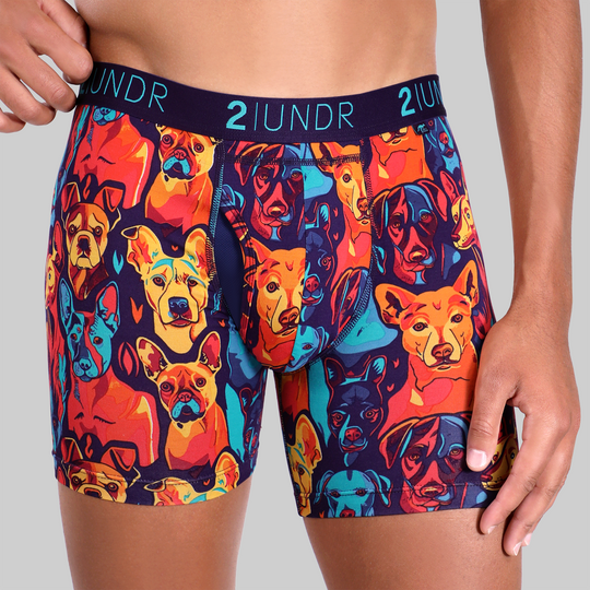 Swing Shift 6" Boxer Brief - Mans Best Friend